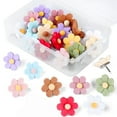 thumbnail image 1 of 20/30Pcs Sunflower Push Pins Cork Notice Board Pushpin Decorative Thumb Tacks Map Pins for Displaying Picture Note, 1 of 8