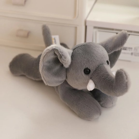 20/30cm Lying Forest Animal Stuffed Toys Lifelike Baby Animals Cute Zebra Giraffe Leopard Lion Plushies Soft Toy Giftable Doll