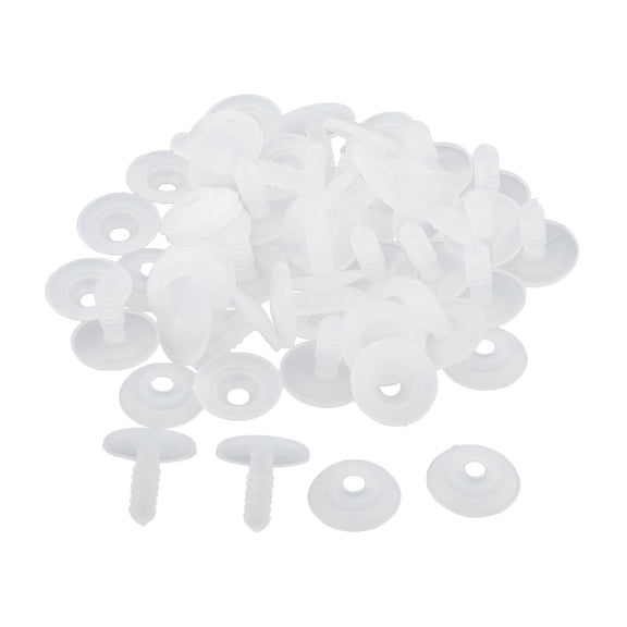 20/30set Doll Joint Blythe Teddy Bear Making Crafts - White 20mm