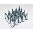 thumbnail image 1 of (20) 33mm x 4 7/8" Chrome Plastic Super Spike Nut Cover - Push-On, 1 of 4