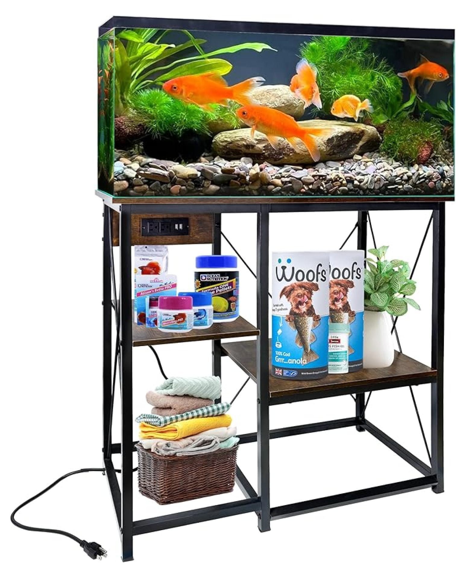 20-37 Gallon Fish Stand with Power Outlet, 30.7