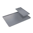thumbnail image 1 of 20.3x15.8 Inch Silicone Coffee Machine Mat, 2-in-1 Removable Dish Drying Pad for Countertop Protection, Spill-Proof Water Drainage Mat for Coffee Bar and Kitchen Accessories, 2-Piece Set, 1 of 6