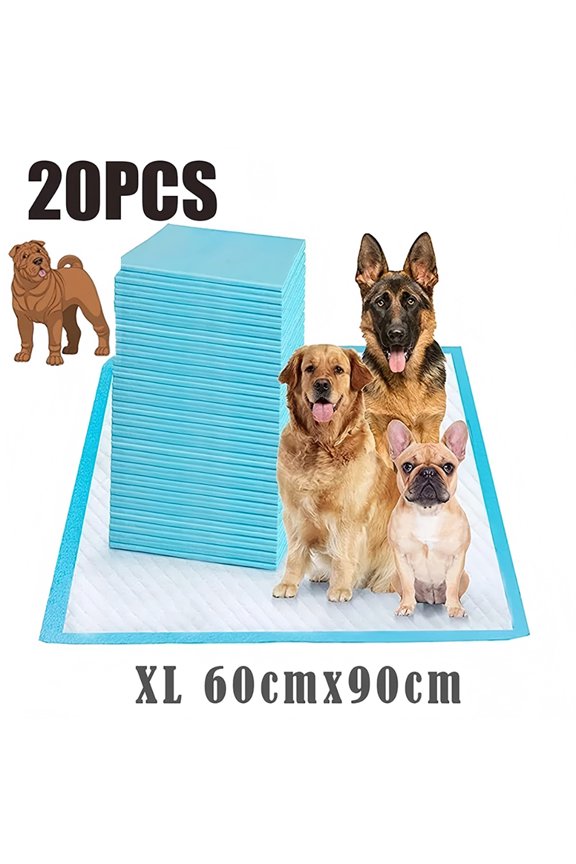 20/40/50/100PCS Blue Pet Diaper Cats Dogs Pet Diaper Dogs Training Disposable Care Pee Pads Surface Litter Clean Toilet Supplies