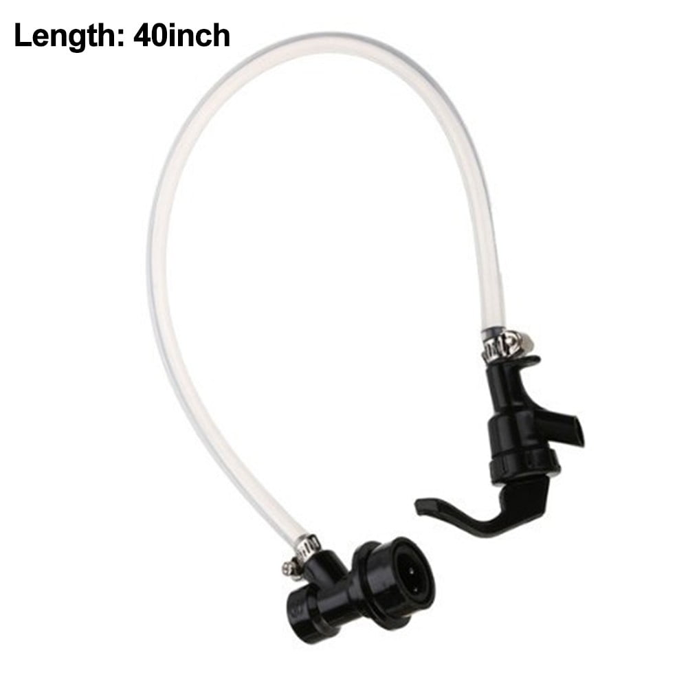 20/40\'\' Clear Beer Line Tool Set With Picnic Tap Faucet Ball Lock
