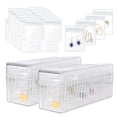 thumbnail image 1 of 20/40 Pcs Transparent Jewelry Storage Bags Dustproof Moisture-proof Antioxidation Waterproof Earrings Rings Necklace Storage Pouches with Storage Box, 1 of 7