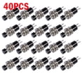 thumbnail image 1 of 20/40PCS Lockless Momentary ON/OFF Push button Red/Black Mini Switch PBS-110, 1 of 14