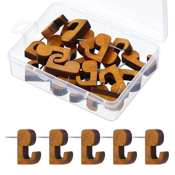20/40Pcs Decorative Thumb Tacks Replacement Push Pin Hanger Push Pins Hook for Bulletin Board or Wall Map