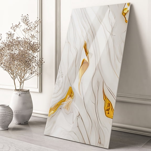 20/40Pcs Oversized White Marble Wall Stickers, Self-Adhesive Removable Vinyl Peel & Stick Decals, Waterproof PVC Wall Covering for Bathroom, Office & Home Decor