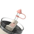 thumbnail image 1 of 20-40oz Silicone Straw Spill Stopper Rings, Leak Proof Straw Cover BPA Free Food Grade Silicone Reduces Spills Fits Travel Tumbler Mugs, 1 of 4