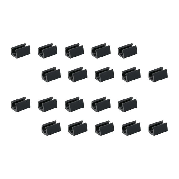 20/40pcs Chair Leg Tips Non Slip Caps Foot Pad Rectangle Shaped for Furniture