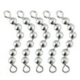 thumbnail image 1 of Dr.Fish 20 Pack Fishing Bead Chain Swivels Stainless Steel Catfish Rig Fishing Tackle Freshwater Saltwater, 1 of 7
