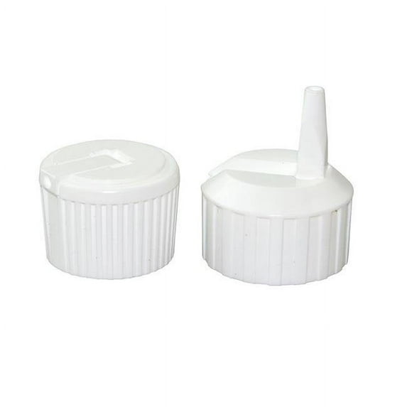 20-410 White Polyethylene Flip Top Cap - Pack of 2750