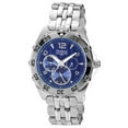 thumbnail image 1 of 20-4664BLSV Mens Blue Dial and Sub Dial Stainless Steel Watch, 1 of 1