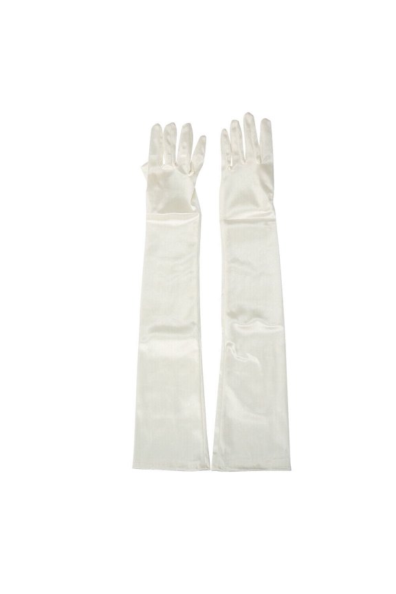 20.47'' Satin Evening Gloves Long Party Dance Elbow Arm Length Opera Cosplay