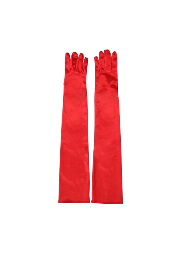 20.47'' Satin Evening Gloves Long Party Dance Elbow Arm Length Opera Cosplay
