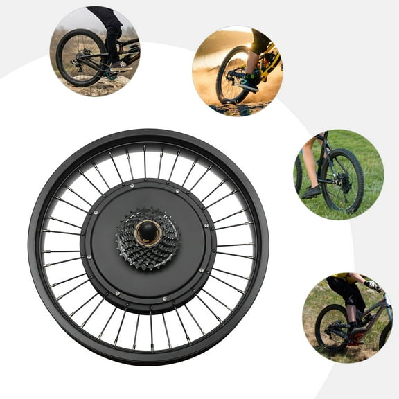 20" 48V Electric Bicycle Conversion Kit E-Bike Rear Wheel Hub Motor Fat Tire 1kW