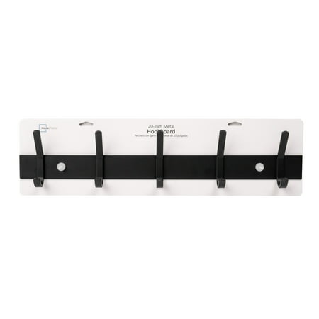 Mainstays 20.5" 5 Hook Metal Hookboard