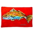 thumbnail image 1 of 20.5 W x 30 in. Fish - Red Fish Red Head Moisture Wicking Fabric Standard Pillowcase, 1 of 1