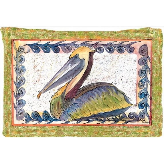 20.5 x 30 in. Bird - Pelican Moisture Wicking Fabric Standard Pillowcase