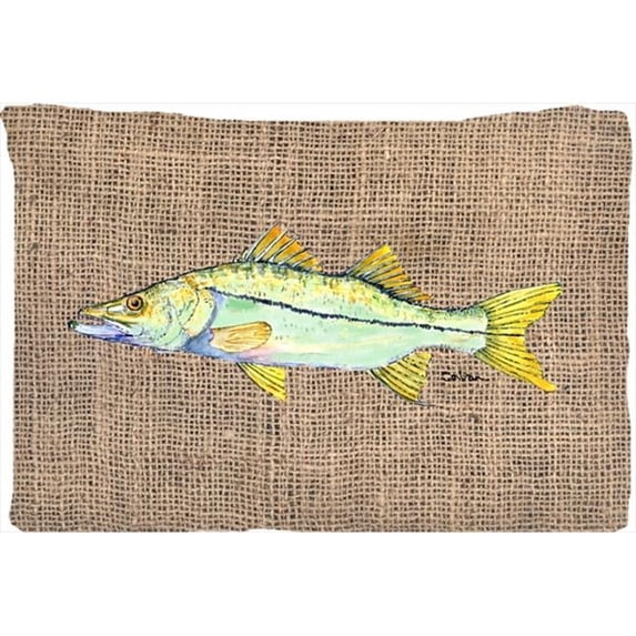 20.5 x 30 in. Fish - Snook Moisture Wicking Fabric Standard Pillowcase