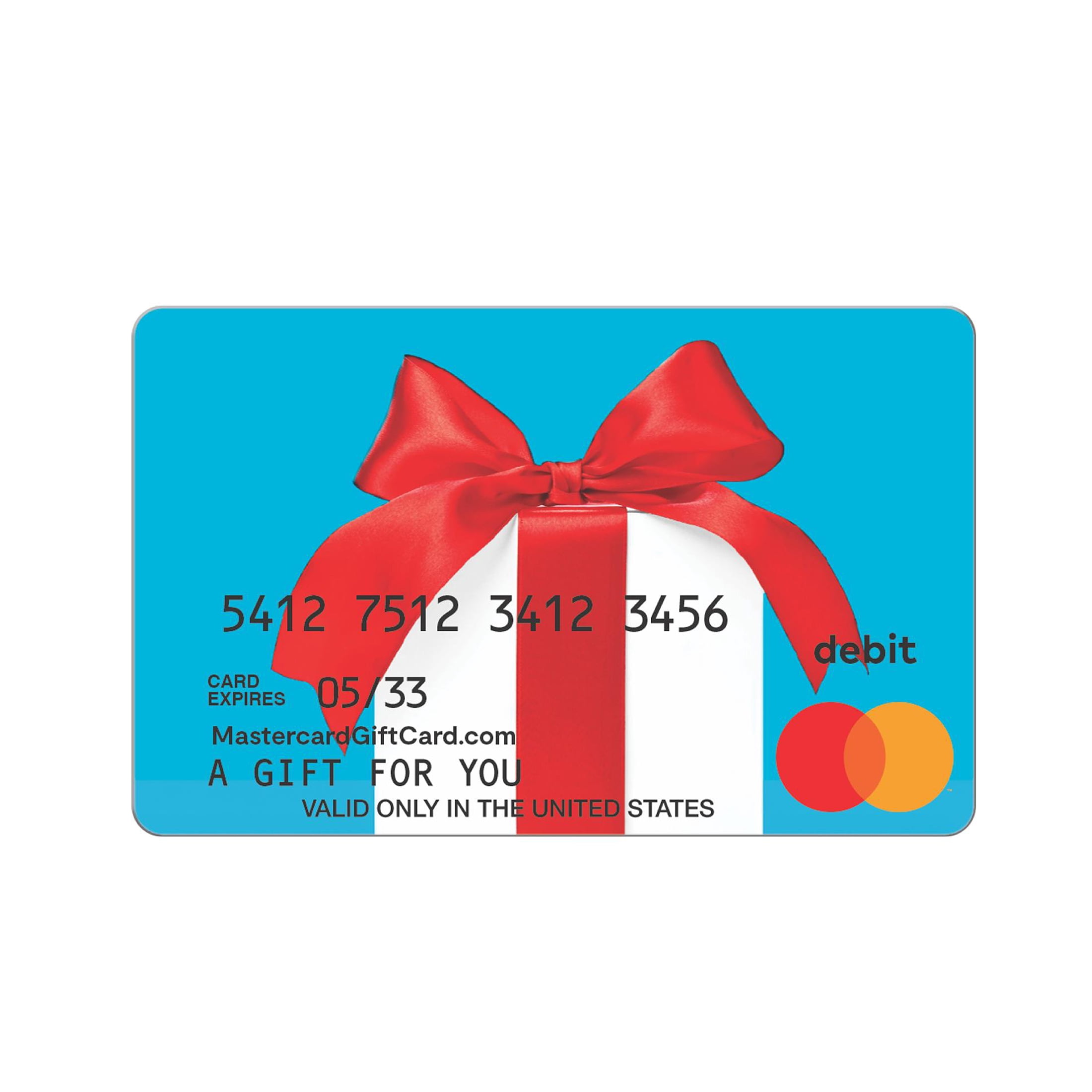 Mastercard® $20-$500 Red Bow eGift Card (Plus $6.84 Purchase Fee) [Email Delivery]