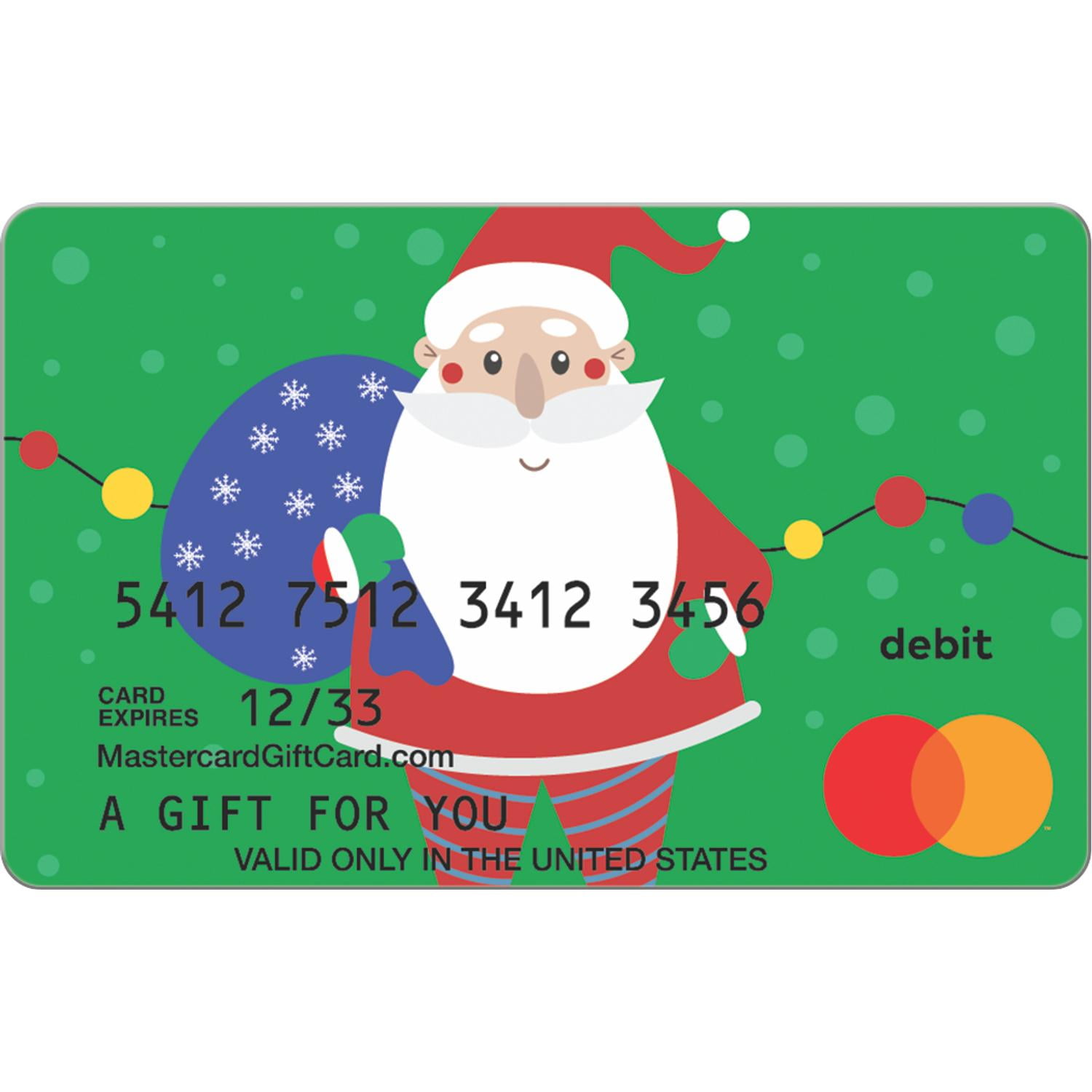 Mastercard® $20-$500 Snazzy Santa eGift Card (Plus $6.84 Purchase