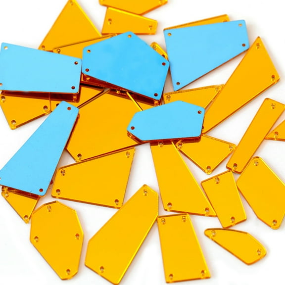 20/50pcs Mix Size Clear Crystals Sewing Rhinestones Applique Flatback Acrylic Sew On Stone for Clothes Decoration