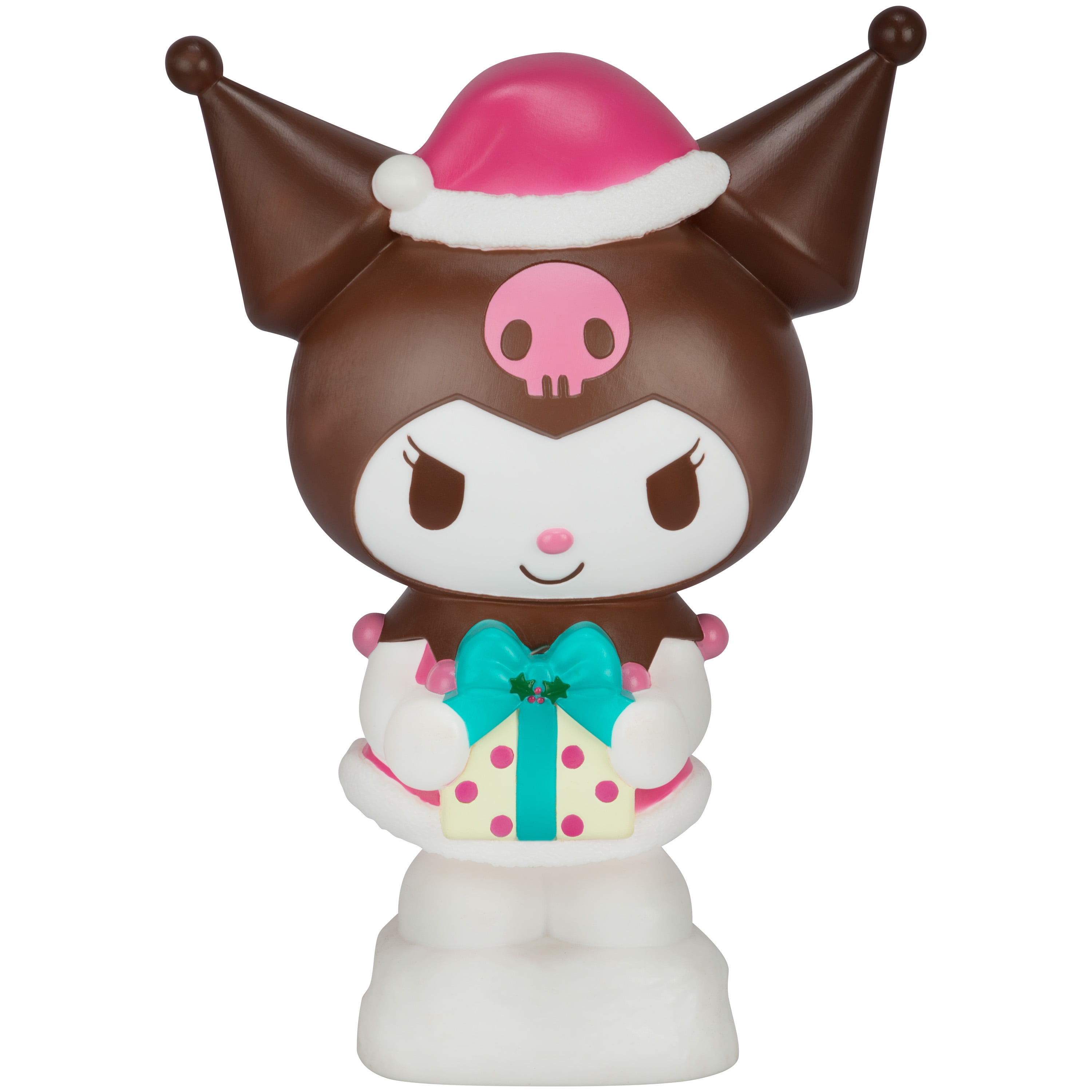 Lighted Blow Mold Outdoor Decor Kuromi with Present Sanrio 14.76