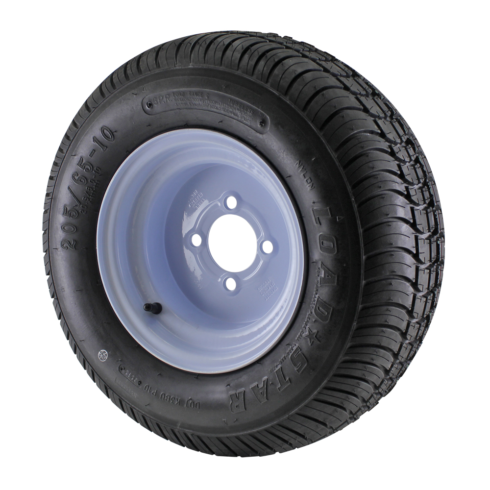 Nanco N699 ST 20.5x8-10 Trailer Tire – Load Range E, 10 Ply, Black Sidewall (20.5x8.00x10)