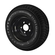 20.5x8.00-10 Loadstar Trailer Tire Load Range E - 5x4.5" Lug Pattern Black Wheel