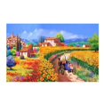 thumbnail image 1 of 20.6 x 15.1 in. Jigsaw Wooden Oil Painting Style Puzzle Game, Multi Color - 520 Piece, 1 of 1
