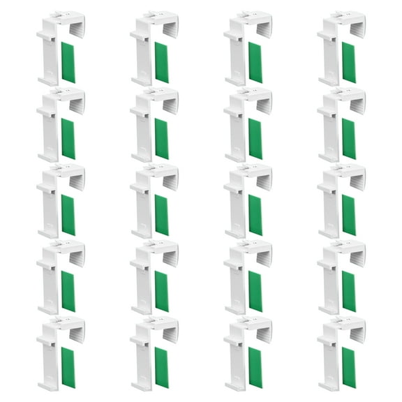 20/60Pcs Roller Blind Fixing Brackets Adjustable Easy Installation Roller Curtain Holder Clamp Window Shade Repair Parts