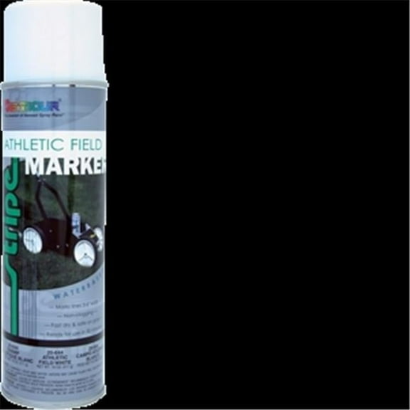 20-644 20 oz. White Athletic Field Stripe Inverted Water Base Marking Spray