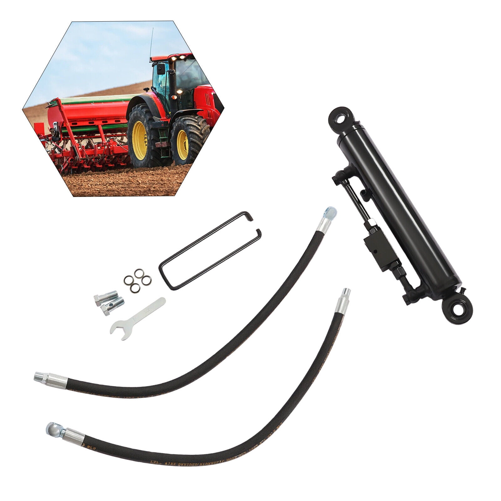 20 7/8-31 7/8" Hydraulic Top Link Cat. 1-1 with Locking Block Pulling ...