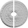 thumbnail image 1 of 20 7/8"OD x 3 5/8"ID x 1 5/8"P Palmetto Ceiling Medallion, Two Piece (Fits Canopies up to 5"), 1 of 4