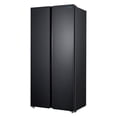thumbnail image 1 of IceBlue 20.7 Cu. ft. Black Stainless Steel Side-by-Side Refrigerator - Independent Left Freezer & Right Fridge Temperature Control, 1 of 9