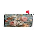 thumbnail image 1 of 20.7x18.03" Magnetic PVC Mailbox Cover Letter Box Cover Mailbox Wraps Post for Holiday Garden Yard Decor Unicorn with Rainbow Mane, 1 of 9