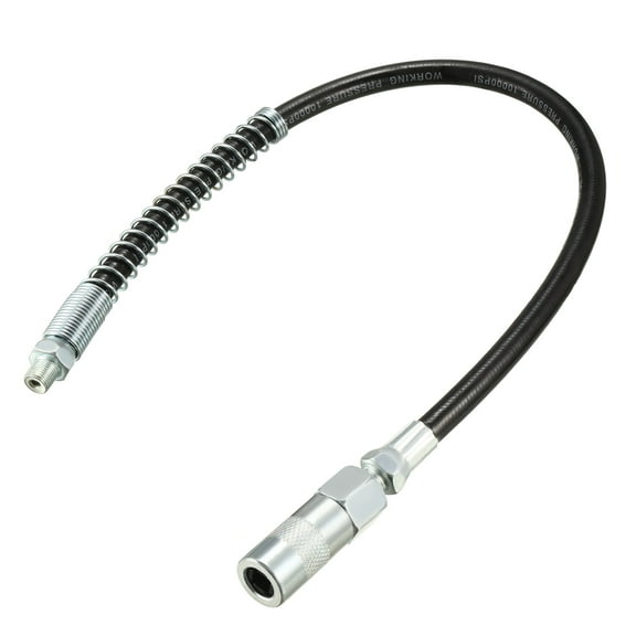 20.8" Flexible Extension Grease Hose Hard Rech Area 4500PSI NPT1/8 Thread, 1pcs