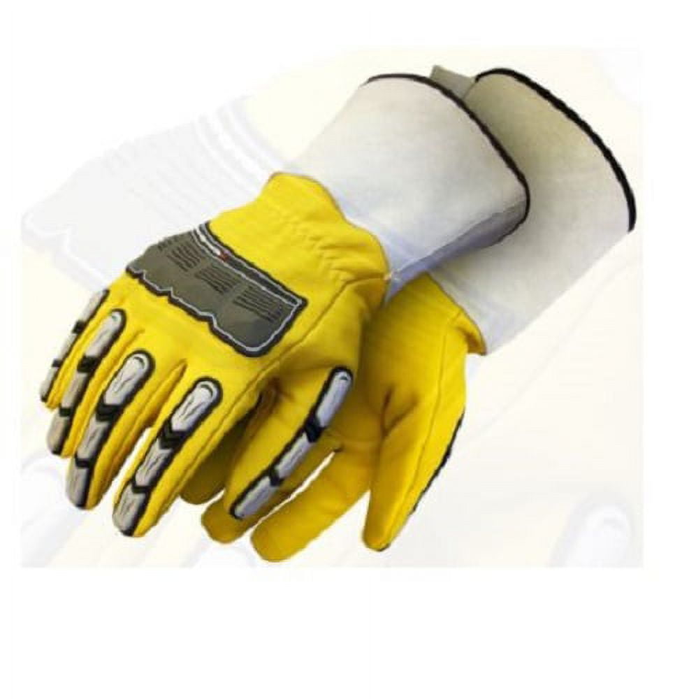 20-9-10696-S Grain Goatskin Gauntlet Back Protection Lined Thinsulateâ„¢, Size S