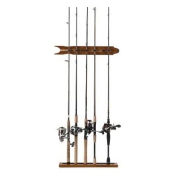 20.9 in. Modular Wall Rack Oak Finish
