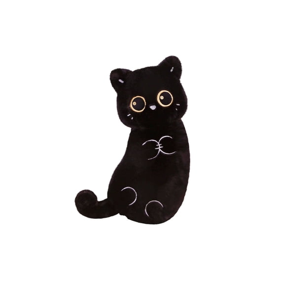 20.9in Cute Cat Plush Pillow, Long Sleeping Body Bolster, Stuffed Animal Cushion for Home Decor, Soft Hugging Toy for Birthday Gifts, Long Kitten Doll