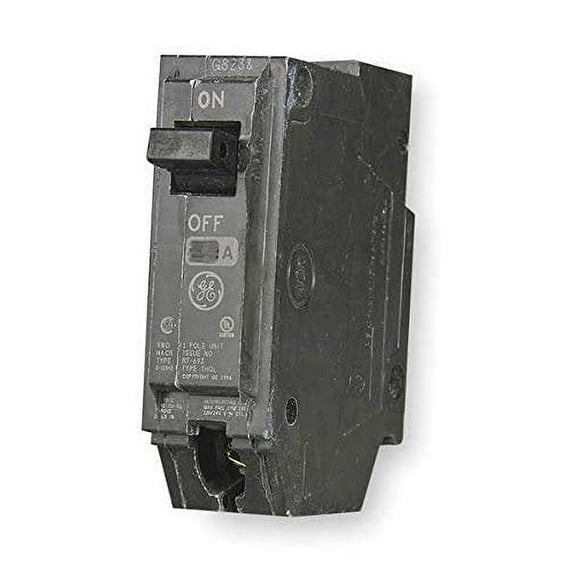 GE Standard Miniature Circuit Breaker 20 Amps - Plug-In, 120/240V AC, Multicolor