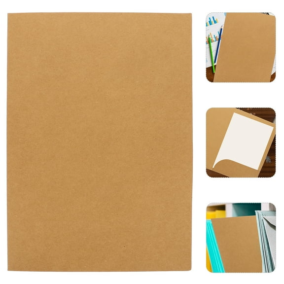 PENIKOKO 20-Pack Kraft Paper File Folders for Office, Document Organization, Storage, and Presentation Use