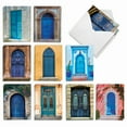 thumbnail image 1 of 20 All Occasion Blank Cards Assorted (10 Designs, 2 Each) - Blue Doors All Occasion (4" x 5.12") AM7170OCB-B2x10, 1 of 6