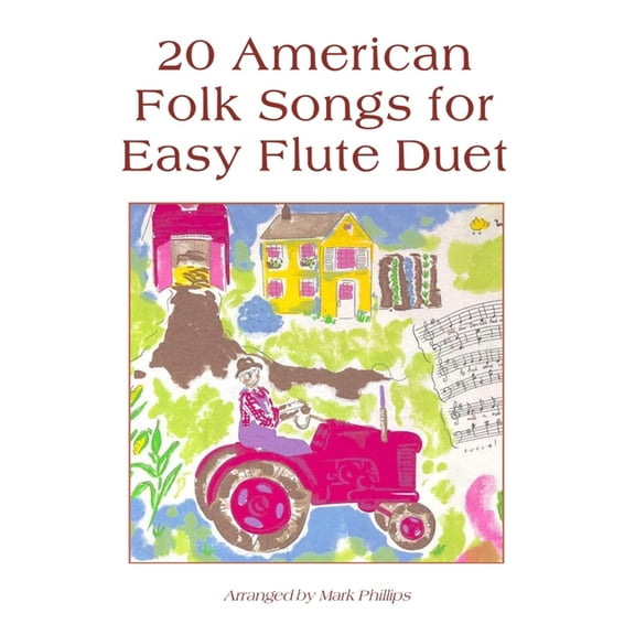 Flute Duet Anthology 20 American Folk Songs for Easy Flute Duet, (Paperback)