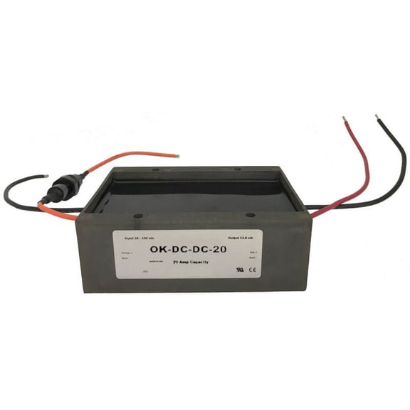20 Amp 24-80 VOLT to 12 VOLT DC-DC CONVERTER (U.S. made) (4X4 VEHICLES)