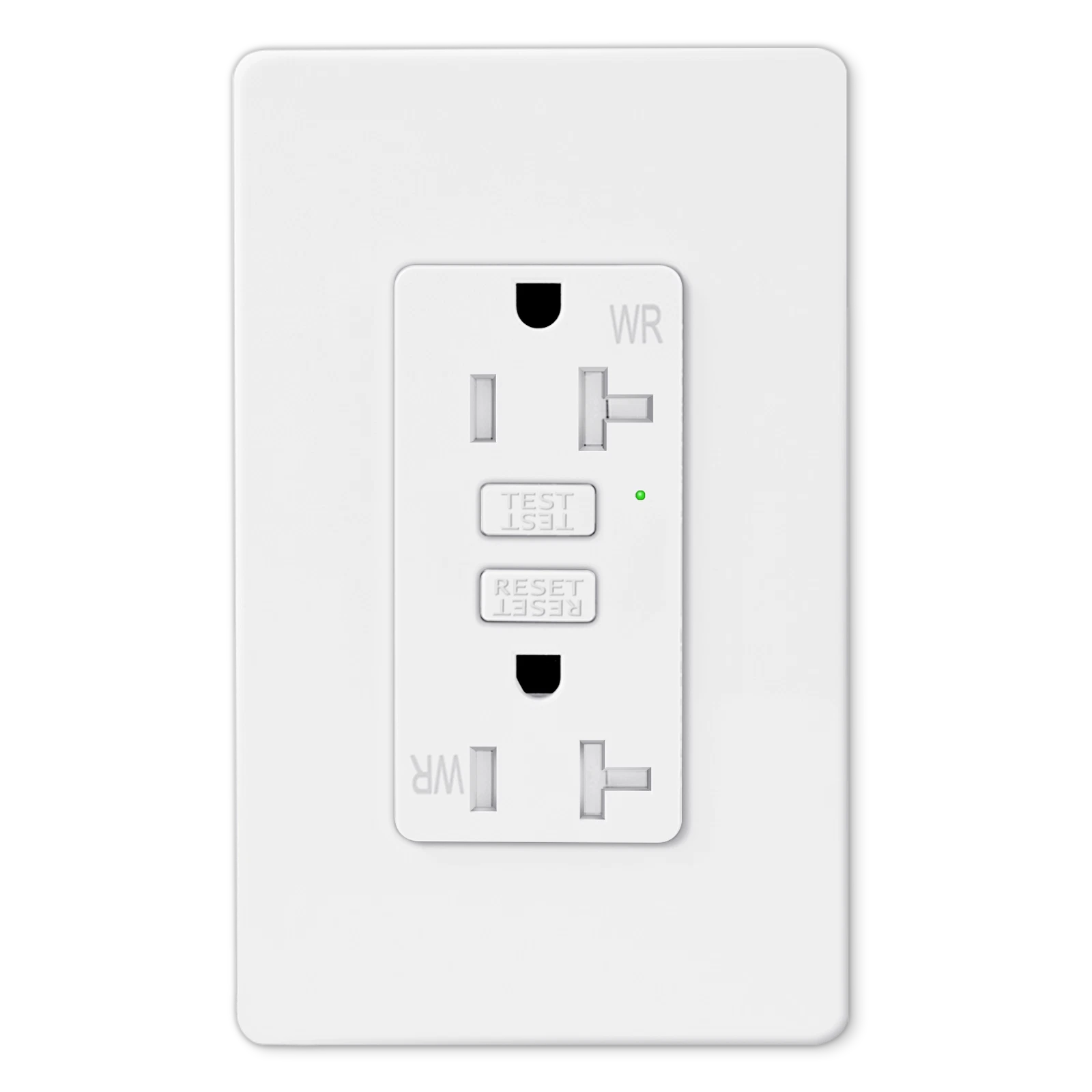 20 Amp Gfi Outlet Slim Receptacle Ground Fault Circuit Interrupter Tr Wr ,10Pack
