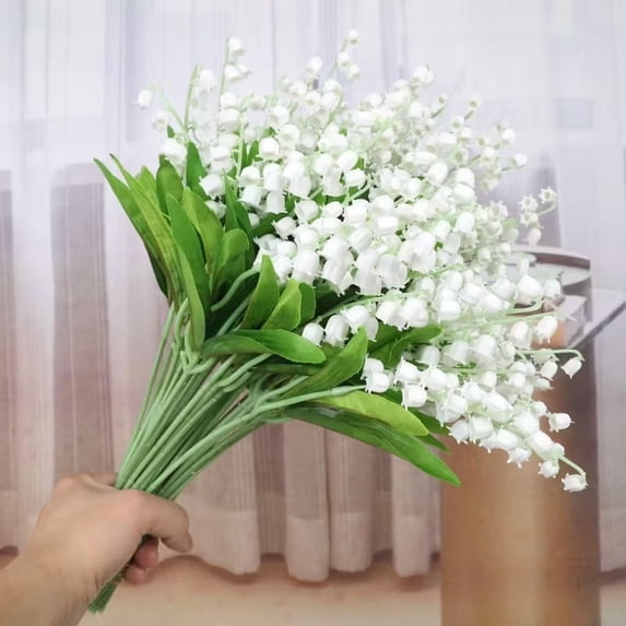 20 Artificial White Lily of the Valley Flowers - Perfect for Wedding ...