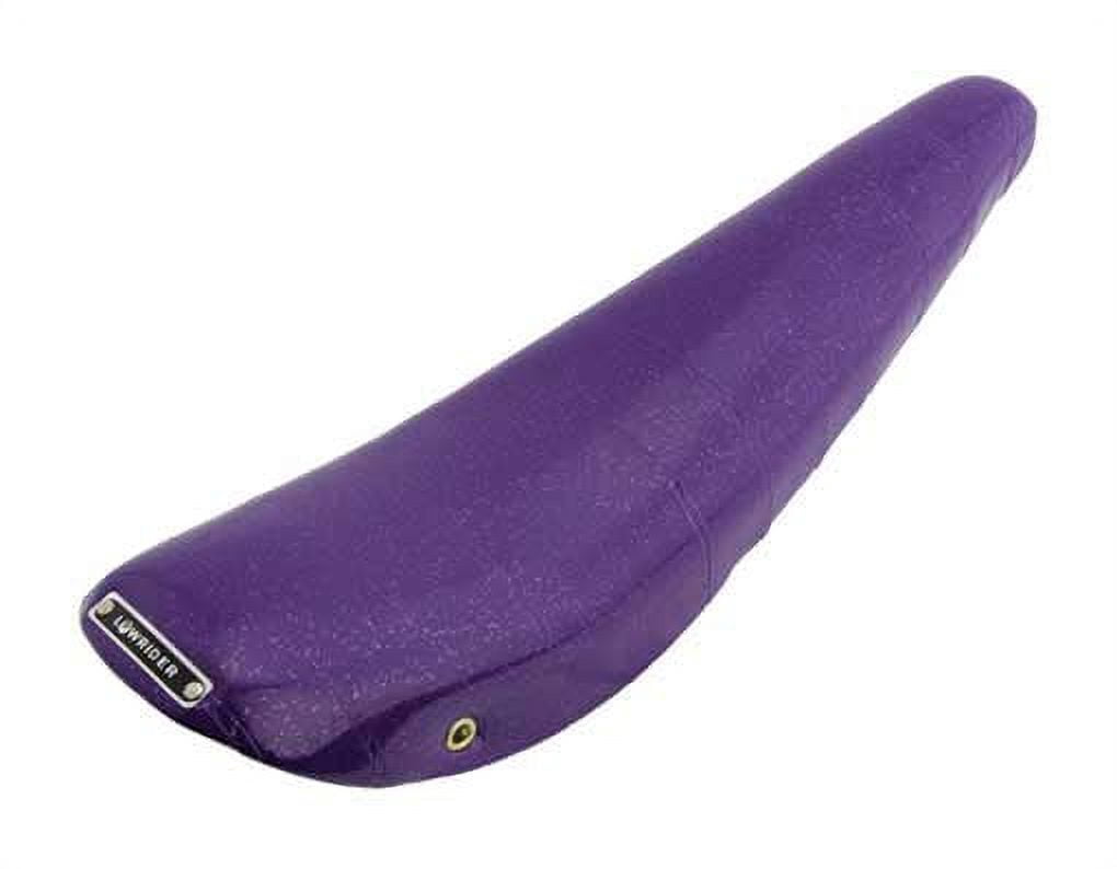 18 VINTAGE LOWRIDER PURPLE VELOUR BANANA SEAT FOR 20 BICYCLE BRATZ