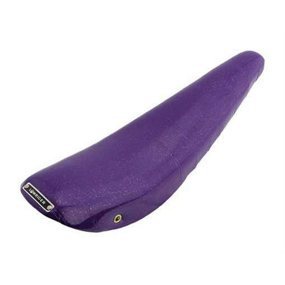 20" Banana Saddle Sparkle Purple. Bike seat, bicycle seat, lowrider bike seat, lowrider bicycle seat, chopper bike seat